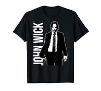 John Wick Black and White Outline Action Movie T-Shirt