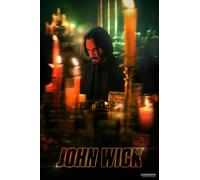 John Wick Chapter 4 (2023) V8 Movie Poster Framed or Unframed Glossy Poster (A4-210 × 297 mm Unframed)