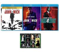 John Wick Complete Blu-ray Collection: Chapters 1-2 / Chapter 3: Parabellum / Chapter 4 + Including Bonus Art Card