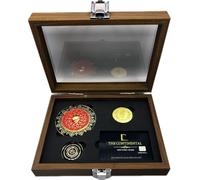 John Wick inspired Collectors gift set containing Red Oath Marker, Continental coin, Adjudicator coin & Continental card