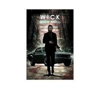 John Wick Reeves Movie Poster 13 Canvas Poster Bedroom Decor Sports Landscape Office Room Decor Gift Unframe-style 12x18inch(30x45cm)