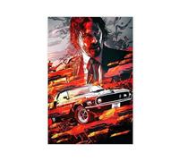 John Wick Reeves Movie Poster 7 Canvas Poster Bedroom Decor Sports Landscape Office Room Decor Gift Unframe-style 12x18inch(30x45cm)