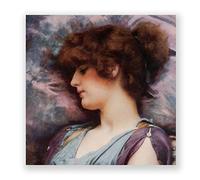 John William Godward Far Away Thoughts Painting | Unframed Wall Art Print | Ready to Frame Poster | Modern Home Decor Picture | Artwork for Living Room, Bedroom or Office | Multiple Sizes