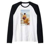 John William Godward Idleness (Girl with a Kitten) Raglan Baseball Tee