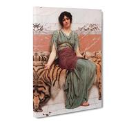 John William Godward Sweet Dreams Canvas Print | Gallery Wrapped 30mm Frame Wall Art | 20x14 inches | Ready to Hang | Modern Picture | Living Room Bedroom Lounge Office