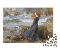 John William Waterhouse 1000 Piece Jigsaw Puzzle Brain Teaser Game for Adults Educational Activities Jigsaws,Thick & Durable Puzzles Board Wooden 1000pcs