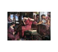 John William Waterhouse Artistic Work (Penelope And The Suitors) Poster Fashion Canvas Painting Wall Art Hanging Picture Prints for Home Interior Decor 24x36inch(60x90cm)