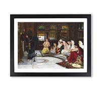 John William Waterhouse Consulting the Oracle Classic Painting Framed Print | A2 Black Framed Wall Art | Ready to Hang | Classic Historical Picture | Living Room Bedroom Lounge Office