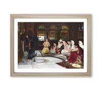 John William Waterhouse Consulting the Oracle Classic Painting Framed Print | A4 Oak Framed Wall Art | Ready to Hang | Classic Historical Picture | Living Room Bedroom Lounge Office