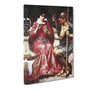 John William Waterhouse Jason And Medea Canvas Print | Gallery Wrapped 30mm Frame Wall Art | 24x16 inches | Ready to Hang | Classic Picture | Living Room Bedroom Lounge Office