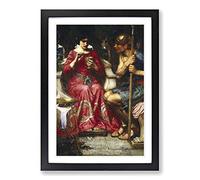 John William Waterhouse Jason and Medea Framed Print | A2 Oak Framed Wall Art | Ready to Hang | Modern Nature Picture | Living Room Bedroom Lounge Office