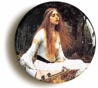 John William Waterhouse Lady Of Shallot Fridge Magnet (Circular 2inch / 50mm Diameter)