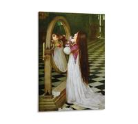 John William Waterhouse Mariana in The South Poster Wall Art Picture Painting Poster Canvas Print Posters Artworks Room Decor 24x36inch(60x90cm)