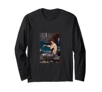 John William Waterhouse Mermaid Art Painting Long Sleeve T-Shirt