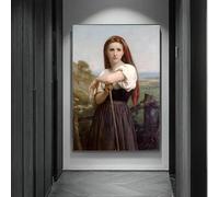 John William Waterhouse Minimalist Wall Art Print Canvas Painting Posters for Living Room Modern Home Decor(60x80cm/Frameless)