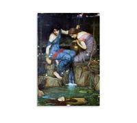 John William Waterhouse Painters' Works「Nymphs Finding The Head of Orpheus」Printed Canvas Poster Artworks Canvas Room Aesthetic Wall Art Prints Home Modern Decor Gifts 12x18inch(30x45cm)