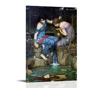 John William Waterhouse Painters' Works「Nymphs Finding The Head of Orpheus」Printed Canvas Poster Picture Print Canvas Wall Paint Arts Decor Modern Home Artworks Gift Idea 08x12inch(20x30cm)