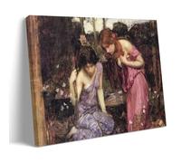 John William Waterhouse Paintings Wall Art Poster Prints Study for Nymphs Finding The Head of Orpheus 1900 Room Aesthetic Print Art Wall Painting Canvas Modern Bedroom Decor Frame 12x18inch(30x45cm)