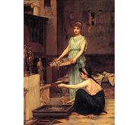 John William Waterhouse Photo A4 the household gods 1880