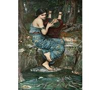 John William Waterhouse: The Charmer. Fine Art Print/Poster. Size A4 (29.7cm x 21cm)