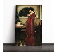 John William Waterhouse The Crystal Ball Canvas Wall Art Print 24x16 Inch