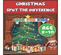 John Williams Christmas Spot The Difference Book for Kids Age 2-10: Find John Williams Multicolor