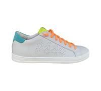 John2 white leather sneaker with fresh contrasts - male - P448 - Sneakers - White - 10 UK - Shoes 10 UK