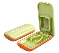 JohnBee Pill Cutter - Sharp and Durable Silicone Pill Cutter, Non-Slip Base, Portable Cutter for Daily Medication, Vitamins and Supplements Designed for People