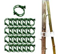JOHNBOLIN 2025 New Plant Clips, 200 Pieces, Green, Plastic, Clip-On, Supports Climbing Plants, Tomatoes, Cucumbers, Grafting Tools