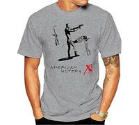 Johniel American History X V1 Movie Poster T Shirt Grey(XX-Large)