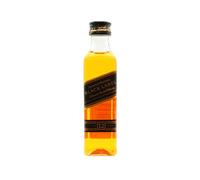 Johnnie Walker - Black Label Blended Scotch - 12 year old Whisky 5cl 40% ABV Miniature