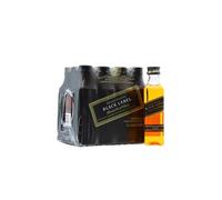 Johnnie Walker - Black Label Blended Scotch - 12 year old Whisky 5cl x 12 40% ABV Miniatures (12 x 5cl)
