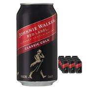 Johnnie Walker Red Label And Cola Premixed Cocktail Can Multipack, 12 x 330 ml