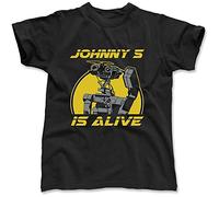 Johnny 5 is Alive Short Circuit Men's T Shirt Black L