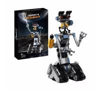 Johnny 5 Robot Building Bricks Toy Short Open Circuit Figures Robot Model Blocks