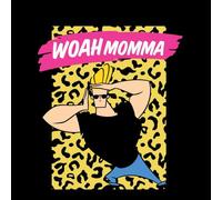 Johnny Bravo Woah Momma Men's T-Shirt - Black - M