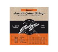 Johnny Brook Set Of 12 Bronze Acoustic Guitar Strings For 12 String Guitars (Light Gauge)