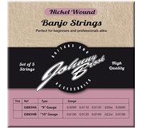 Johnny Brook Set Of 5 Nickel Wound Banjo Strings (9 Gauge)