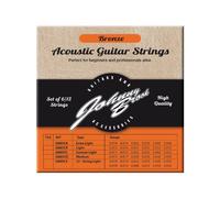 Johnny Brook Set Of 6 Bronze Acoustic Guitar Strings (Light Gauge)