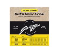 Johnny Brook Set of 6 Nickel Wound Electric Guitar Strings (Medium Gauge)