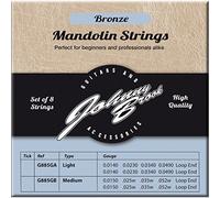 Johnny Brook Set Of 8 Bronze Mandolin Strings (Light Gauge)