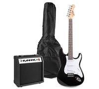 Johnny Brook Standard Guitar Kit with 20W Colour Coded Combo Amplifier - Colour Black