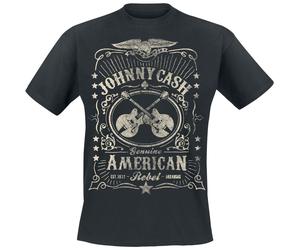 Johnny Cash American Rebel T-Shirt black S
