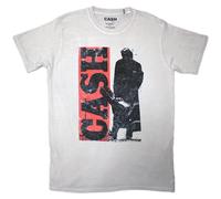 Johnny Cash Bold Silhouette T-Shirt in Natural | Size: Small Johnny Cash Natural S