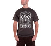 Johnny Cash Don't Take Your Guns To Town T-Shirt in Grey | Size: XL Johnny Cash Grey XL