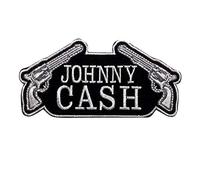 Johnny Cash Embroidered Patch Iron on Decorate Embroidered Jacket Hat T-Shirt Denim Jean Bag Skirt Gift Music