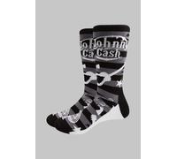 Johnny Cash Socks Guitars N Guns Logo Official Mens Black (Uk Size 7-11) Size UK Size 7-11, Black