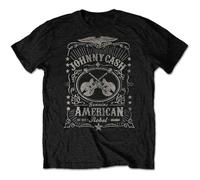 Johnny Cash JCTS11MB01 T-Shirt, Black, Small