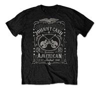 Johnny Cash JCTS11MB03 T-Shirt, Black, Large