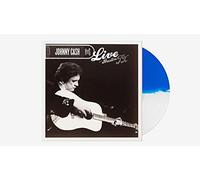Johnny Cash - Live From Austin TX - Exclusive Limited Edition Blue Clear Split Colored Vinyl LP (Only 500 Copies Pressed Worldwide!)